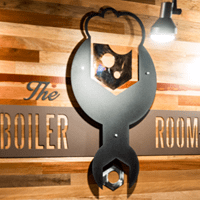 Boiler Room Wall LOGO pic